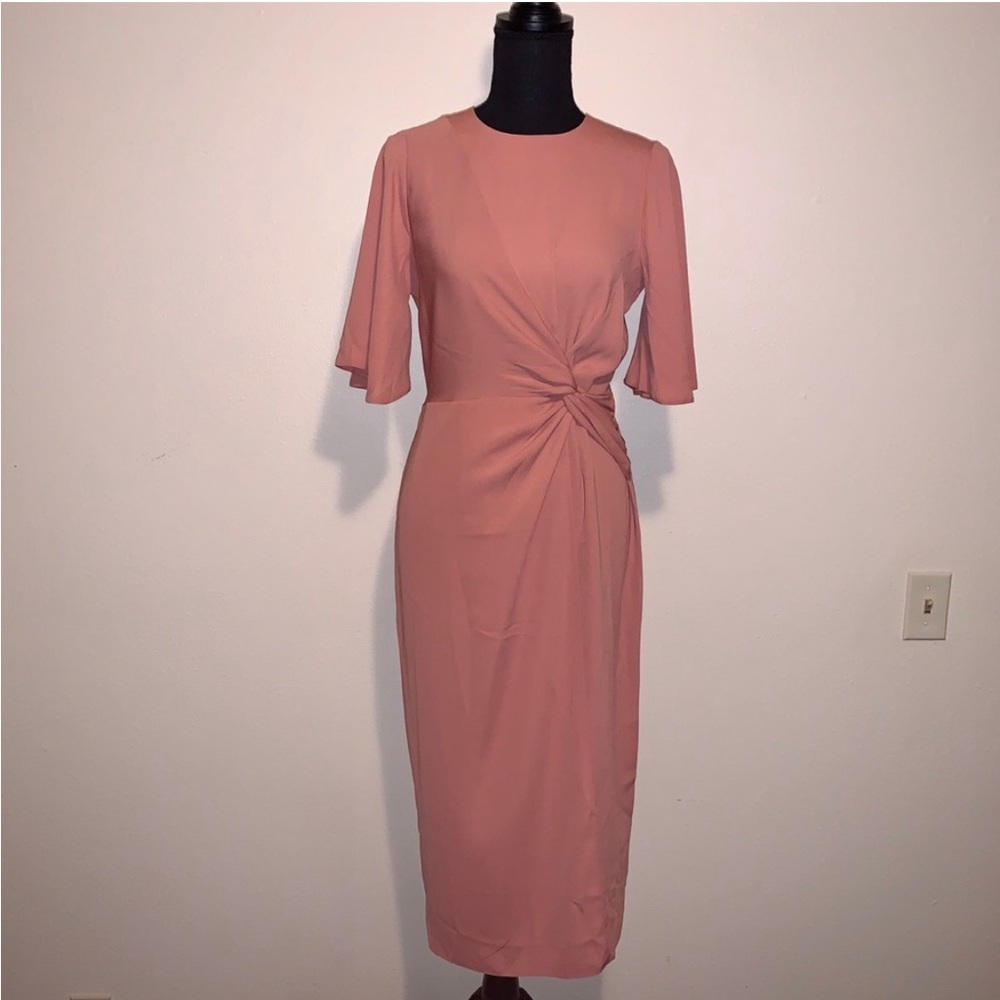 ASOS dress in terracotta
